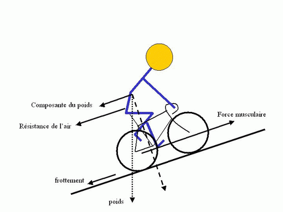 Pourquoi le cadre du vélo femme est-il incliné?